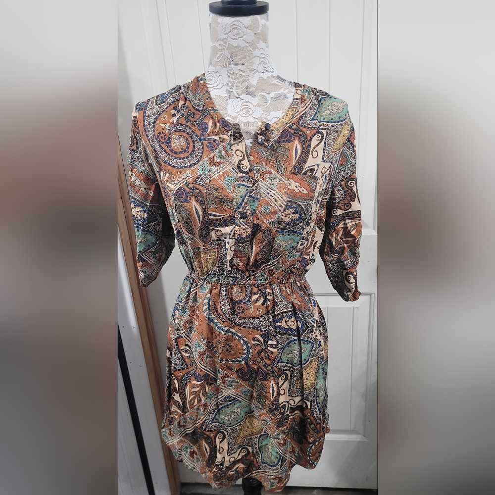 HOLDING HORSES  PAISLEY PALETTE  DRESS
